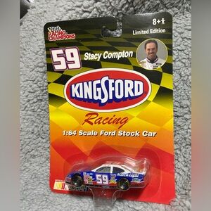 Vintage 59 Stacy Compton Kingsford Racing 1:64 Scale Ford Stock Car Like New